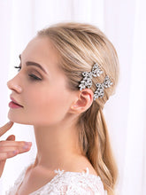2pcs Rhinestone Decor Hair Clip Elegant Royal Tiaras